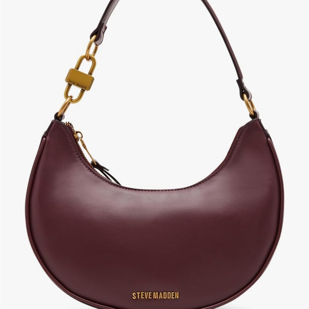 Steve Madden Lohan Crescent Bag in Wine - SOLD OUT COLOR